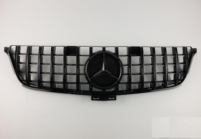 Решетка радиатора Mercedes W166 стиль GT Black (2011-2015) тюнинг фото