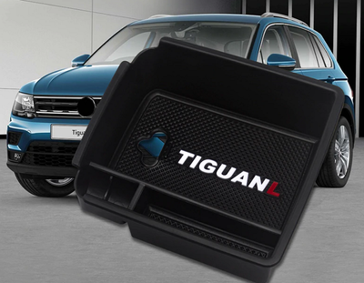 Коробка органайзер центральной консоли VW Tiguan 2 тюнинг фото
