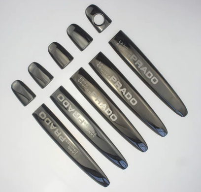 Накладки на дверные ручки на Toyota LC 120 Prado тюнинг фото