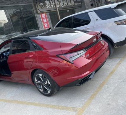 Спойлер багажника Hyundai Elantra стиль MP (2020-...) тюнинг фото