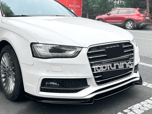 Накладка переднего бампера A4 S4 B8 Sline рестайл тюнинг фото