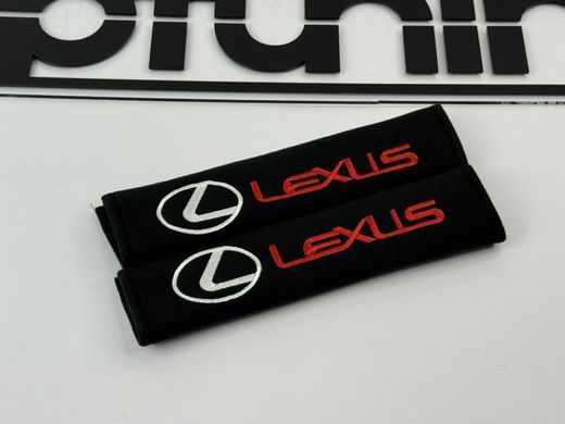 Накладки (чехлы) для ремня безопасности Lexus тюнинг фото
