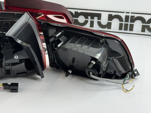 Оптика задняя, фонари VW Touareg 2 Full Led дымчатые (на заводской светодиод) тюнинг фото
