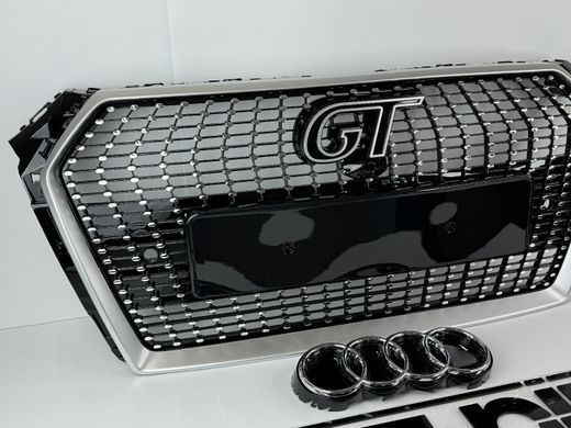 Решітка радіатора Ауді A4 B9 в стилі Diamond GT тюнінг фото