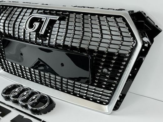 Решітка радіатора Ауді A4 B9 в стилі Diamond GT тюнінг фото