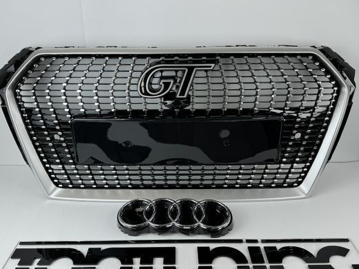 Решітка радіатора Ауді A4 B9 в стилі Diamond GT тюнінг фото