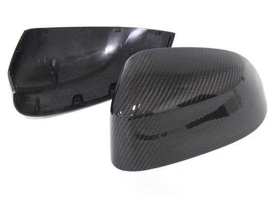 Карбоновые накладки зеркал BMW X3 F25 / X4 F26 / X5 F15 / X6 F16 стандартный дизайн тюнинг фото