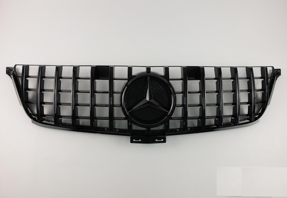 Решітка радіатора Mercedes W166 стиль GT Black (11-15 р.в.) тюнінг фото