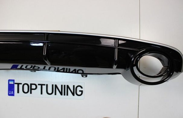 Накладка заднього стандартного бампера AUDI A6 C7 стиль RS6 (15-18 р.в.) тюнінг фото