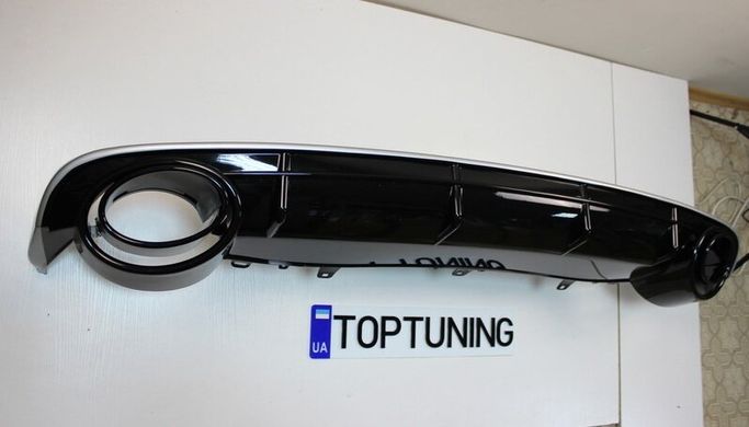 Накладка заднего стандартного бампера AUDI A6 C7 стиль RS6 (15-18 г.в.) тюнинг фото