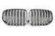 Решетка радиатора BMW X5 G05 стиль М, серебро тюнинг фото
