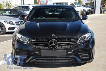 Решітка радіатора  Mercedes W213 в стилі AMG E63 (емблема в комплекті) тюнінг фото