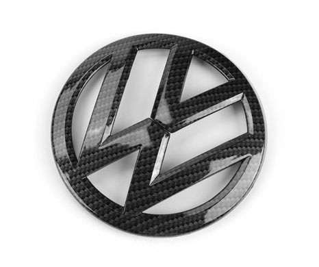 Комплект емблем фольксваген для VW Golf MK7, під карбон тюнінг фото