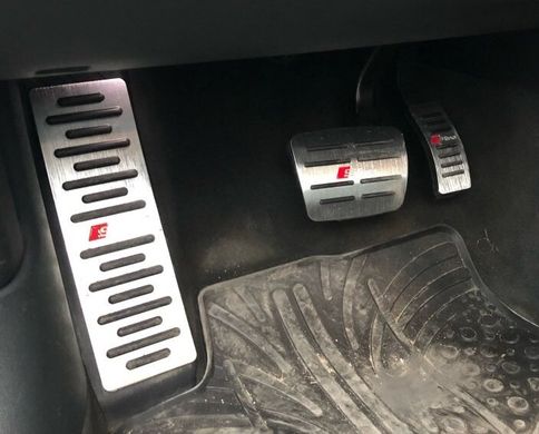 Накладки на педалі Audi A5, A6, A7, Q5 (автомат) тюнінг фото