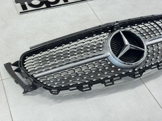 Решетка радиатора Mercedes W213 Diamond Black тюнинг фото