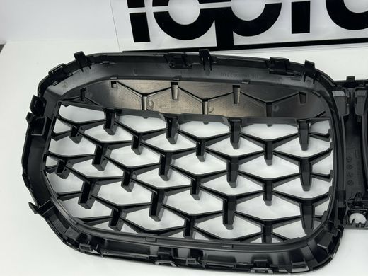 Решітка радіатора на BMW X5 G05 стиль Diamond Black (19-22 р.в.)  тюнінг фото