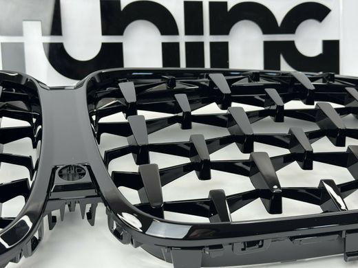 Решітка радіатора на BMW X5 G05 стиль Diamond Black (19-22 р.в.)  тюнінг фото