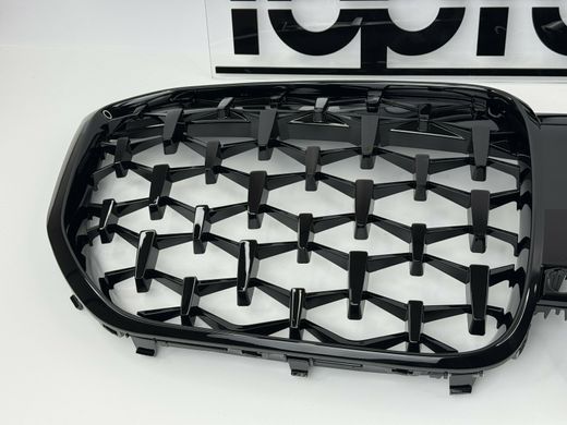 Решітка радіатора на BMW X5 G05 стиль Diamond Black (19-22 р.в.)  тюнінг фото
