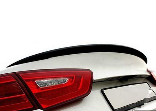Спойлер Kia Optima К5 чорний глянсовий ABS-пластик (14-15 р.в.) тюнінг фото