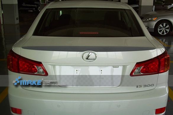 Спойлер на Lexus IS250, ABS-пластик (06-13 р.в.) тюнінг фото