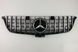 Решетка радиатора Mercedes W166 стиль GT Chrome Black (11-15 г.в.) тюнинг фото