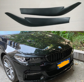 Накладки на фары, реснички BMW 5 G30 / G31 (ABS-пластик) тюнинг фото