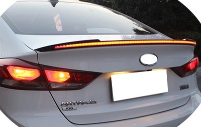 Спойлер багажника Hyundai Elantra AD с длинным стоп сигналом (16-19 г.в.) тюнинг фото