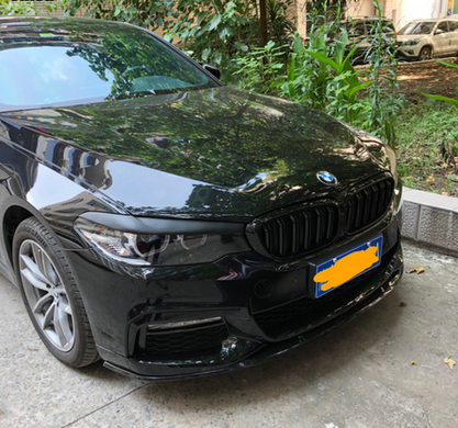 Накладки на фары, реснички BMW 5 G30 / G31 (ABS-пластик) тюнинг фото