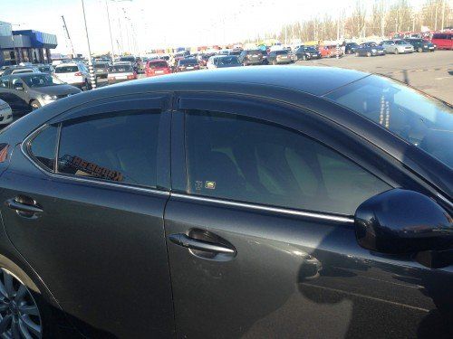 Дефлекторы окон ветровики Lexus IS (06-12 г.в.) тюнинг фото