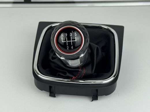 Ручка переключения передач VW Golf 6 / MK6 / Golf 5 (с кожухом) тюнинг фото