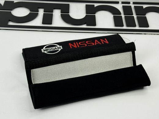 Накладки (чохли) для ременя безпеки Nissan тюнінг фото
