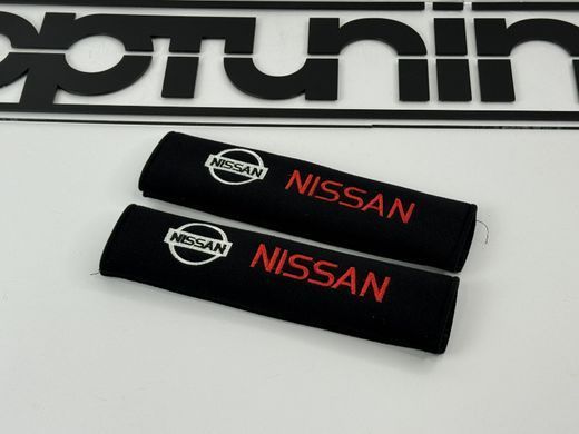 Накладки (чохли) для ременя безпеки Nissan тюнінг фото