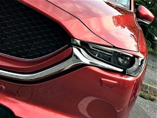 Накладки на фари Mazda CX-5 (2017-...)  тюнінг фото