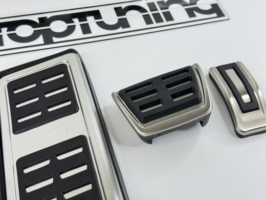 Накладки на педалі VW Passat B8 / Golf 7 / Tiguan II / Seat Leon 3 / Skoda Octavia A7 (автомат) тюнінг фото
