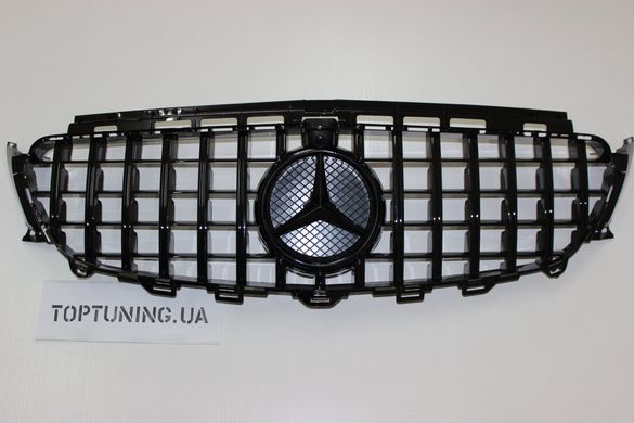 Решетка радиатора на Mercedes W213 в стиле GT (с камерой) тюнинг фото