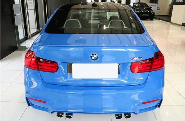 Спойлер BMW F30 стиль M3 (ABS-пластик) тюнінг фото