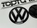 Комплект емблем фольксваген для VW Golf MK7, чорний глянець тюнінг фото