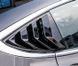 Накладки (жабры) на окна задних дверей Tesla Model 3 (17-22 г.в.) тюнинг фото