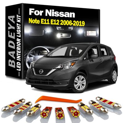 Светодиодные лампы салона Nissan Note E11 (04-12 г.в.) тюнинг фото