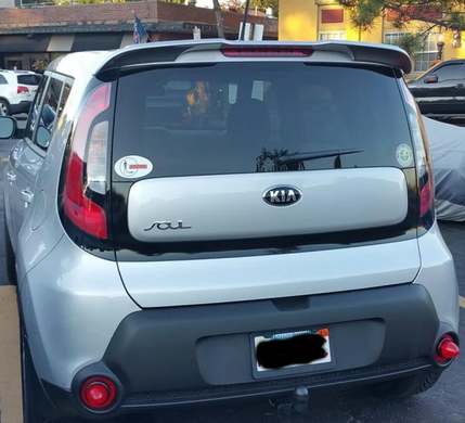 Спойлер багажника Kia Soul ABS-пластик (13-19 г.в.) тюнинг фото