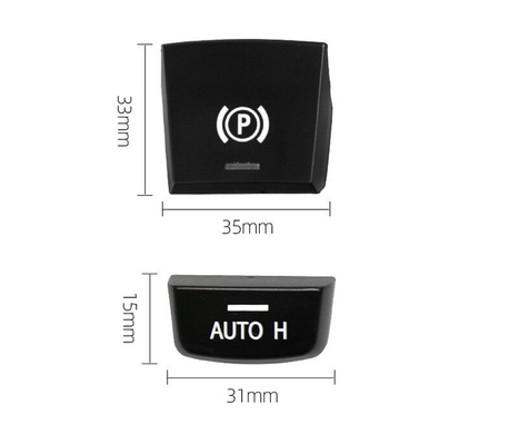 Кнопка переключения стояночного тормоза BMW F10 F18 F07 F06 F12 F01 F02 X3 F25 (08-14 г.в.) тюнинг фото