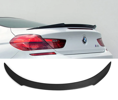 Cпойлер багажника BMW 6 серії F06 стиль M4 чорний глянсовий ABS-пластик тюнінг фото