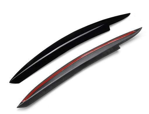 Реснички (накладки фар) Гольф 6 черный глянцевый ABS-пластик тюнинг фото