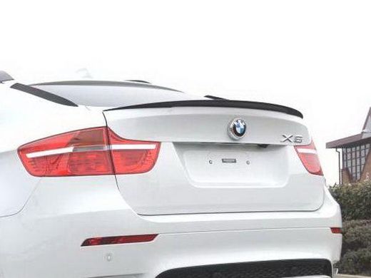 Спойлер крышки багажника на BMW X6 F16 M-Performance (ABS-пластик) тюнинг фото
