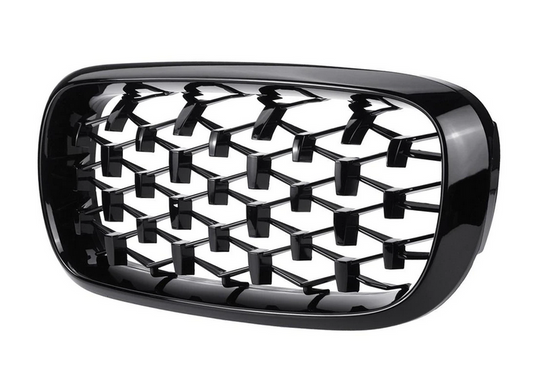 Решітка радіатора на BMW X5 F15 / X6 F16 стиль Diamond Black тюнінг фото