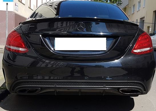 Спойлер багажника Mercedes W213 (ABS-пластик) тюнинг фото