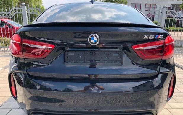 Спойлер крышки багажника на BMW X6 F16 M-Performance (ABS-пластик) тюнинг фото