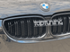 Решетка радиатора BMW E60 / E61 M5-LOOK черная глянцевая тюнинг фото