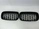 Решетка радиатора на BMW X5 F15 / X6 F16 стиль Diamond Black тюнинг фото