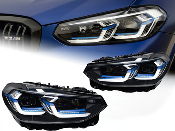 Оптика передня, світлодіодні фари BMW X3 G01 F97 / X4 G02 F98 на штатний галоген тюнінг фото
